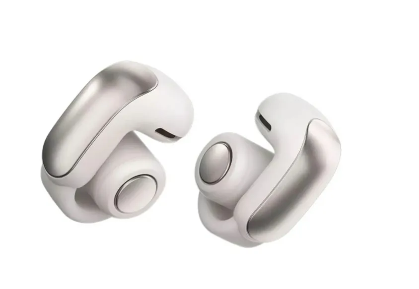 Bose Ultra Open Earbuds True Wireless Open‑Ear, White Smoke
