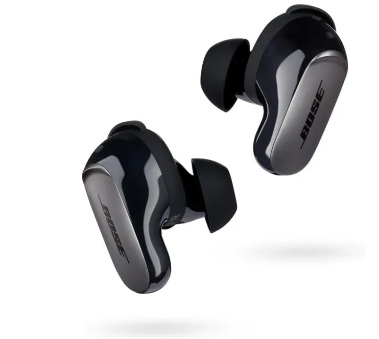 Bose QuietComfort Ultra Wireless Noise Cancelling Earbuds, Bluetooth Noise Cancelling Earbuds with Spatial Audio and World-Class Noise Cancellation, Black