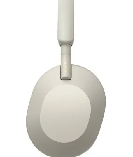 Sony Wireless Noise Canceling Bluetooth Headphone, Magnificent Sound, 30 Hour Battery Life, 32.81 ft Effective Range, 2.4 GHz Band Frequency, Detachable Cord, Closed Dynamic, Silver | WH-1000XM5 5