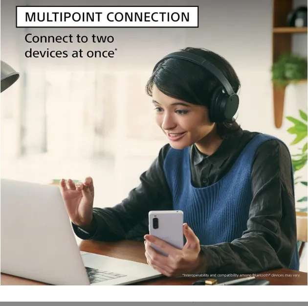 Sony WH-CH720N Wireless Noise Cancelling Headphones, 35 hours battery life, Clearer hands-free calling, Multipoint Connection, White 5