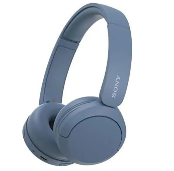 Sony WH-CH520 Wireless Bluetooth Headphones - up to 50 Hours Battery Life with Quick Charge, On-ear style - Blue