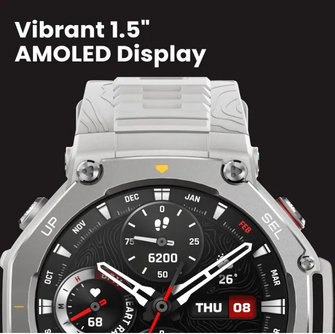 Amazfit T-Rex 3 Smartwatch Lava 4