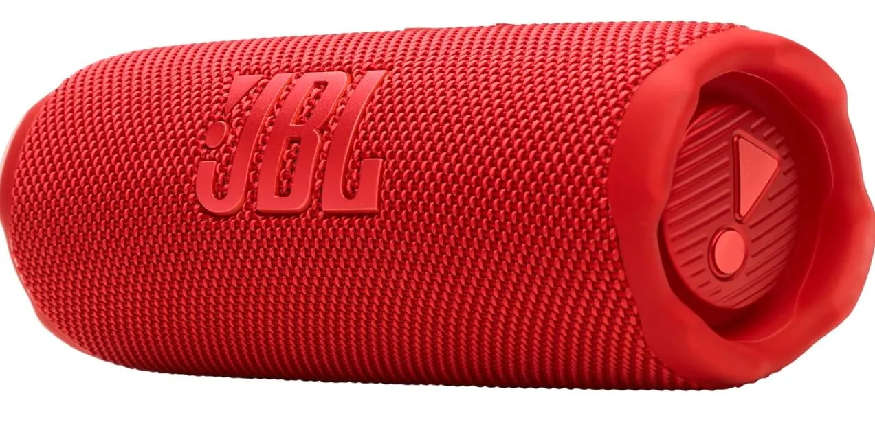 JBL Flip 7 - JBL Pro Sound with AI Sound Boost, up to 16 hours of playtime, multi-speaker connection via Auracast, and waterproof, dustproof, drop-proof design for all adventures – Red.