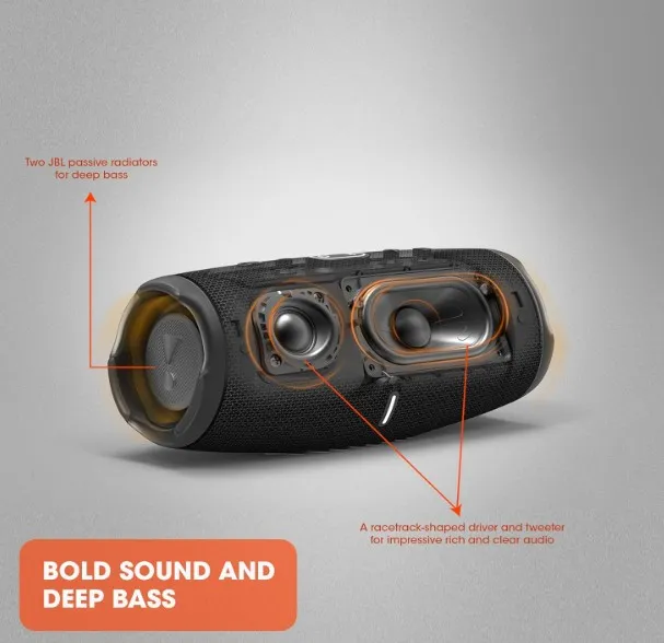 JBL Charge 5 Portable Speaker, Built-In Powerbank, Powerful JBL Pro Sound, Dual Bass Radiators, 20H of Battery, IP67 Waterproof and Dustproof, Wireless Streaming, Dual Connect - Pink