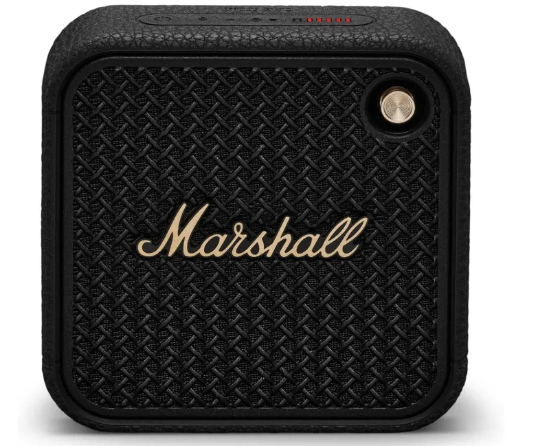Marshall Willen II Wireless Bluetooth Speaker, Over 17+ Hours Playtime, IP67 Waterproof - Black and Brass
