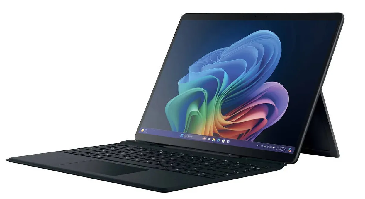 Microsoft Surface Pro Copilot+ PC Tablet, 13" OLED Touch Display, Snapdragon X Elite, 16GB RAM, 1TB SSD, Qualcomm Adreno, Win11, Surface Pro Keyboard with Surface Pen 2, Graphite | EP2-23855