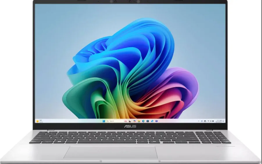 ASUS Vivobook 16 X1607QA Copilot+ Laptop, 16" WUXGA IPS Display, Snapdragon X X1 26 100, 16GB RAM, 1TB SSD, Qualcomm Adreno, Windows 11 Home, Cool Silver | 90NB15Z2-M007H0 3
