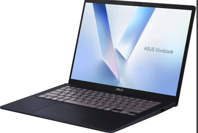 ASUS Vivobook 14 X1407QA Copilot+ Laptop, 14" WXUGA IPS 60Hz Display, Snapdragon X X1 26 100, 16GB RAM, 512GB SSD, Qualcomm Adreno GPU, English K/B, Win11Home, Quiet Blue | 90NB1601-M007H0