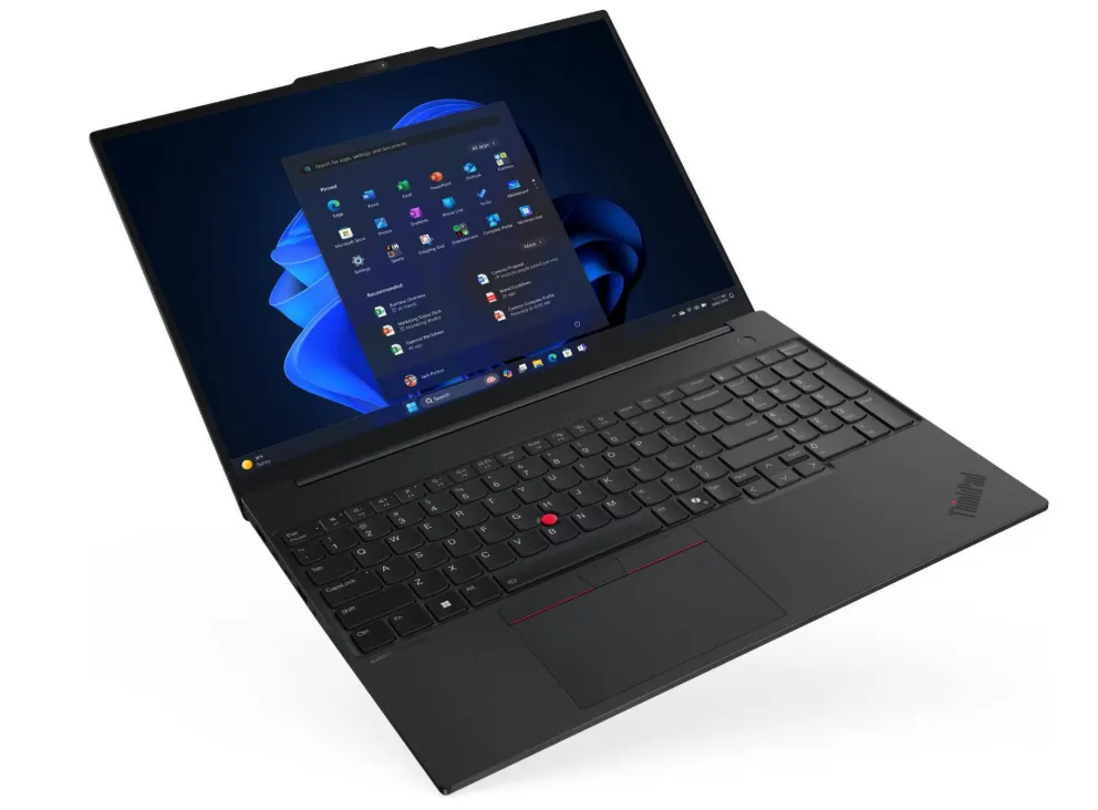Lenovo ThinkPad E16 Gen 3 Laptop, 16" WUXGA IPS 60Hz Display, Intel Core Ultra 7 256V, 16GB RAM, 512GB SSD, Intel Arc Graphics 140V, English (EU) K/B, No OS, Black | 22AY0016GQ