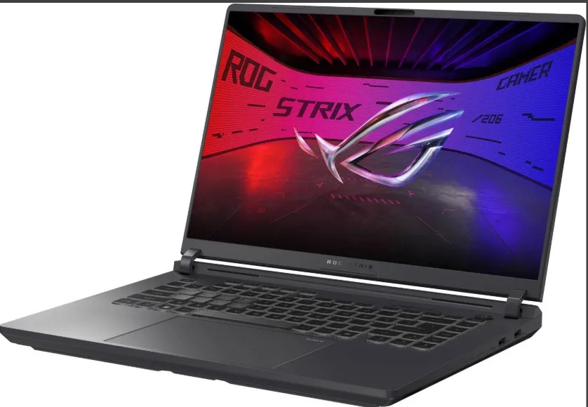 ASUS ROG Strix G16 G615LP Gaming Laptop, 16" 2.5K IPS 240Hz Display, Intel Core Ultra 9 275HX, 32GB RAM, 1TB SSD, NVIDIA RTX 5070 8GB, English K/B, Win11, Eclipse Gray | 90NR0LN1-M000R0