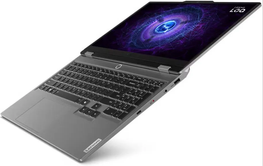 Lenovo LOQ 15IRX9 Gaming Laptop, 15.6" FHD 144Hz IPS Display, Intel Core i7-13650HX Processor, 16GB RAM, 512GB SSD, GeForce RTX 3050 6GB GPU, White Backlit ENG K/B, No OS, Luna Grey | 83DV0072PS 4