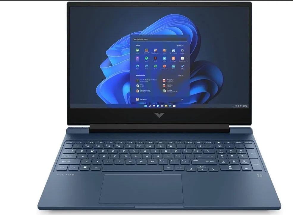 HP Victus Gaming Laptop 15-fa2104tx Intel Core i7-13620H 16GB Ram 512GB SSD Storage NVIDIA GeForce RTX 4050 6GB Graphics 15.6 FHD Display 144Hz Operating System WIN11 Performance Blue English Keyboard
