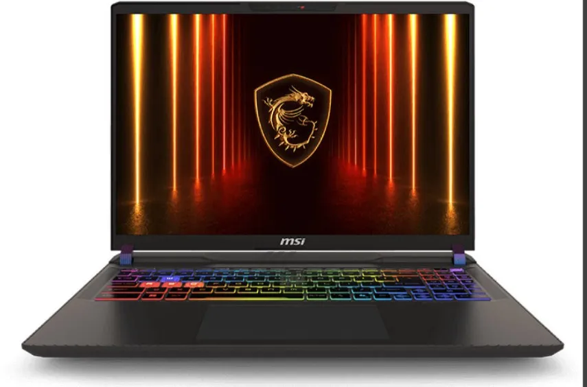 MSI Vector 16 HX AI A2XWIG Gaming Laptop, 16" QHD+ IPS 240Hz Display, Intel Core Ultra 9 275HX, 32GB RAM, 1TB SSD, GeForce RTX 5080 16GB, English-Arabic Keyboard, Win11, Cosmos Gray | 9S7-15M352-008