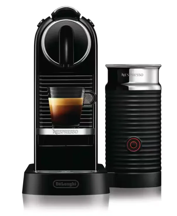 Nespresso De'Longhi Citiz Coffee Machine With Milk Frother - EN267 Black 2