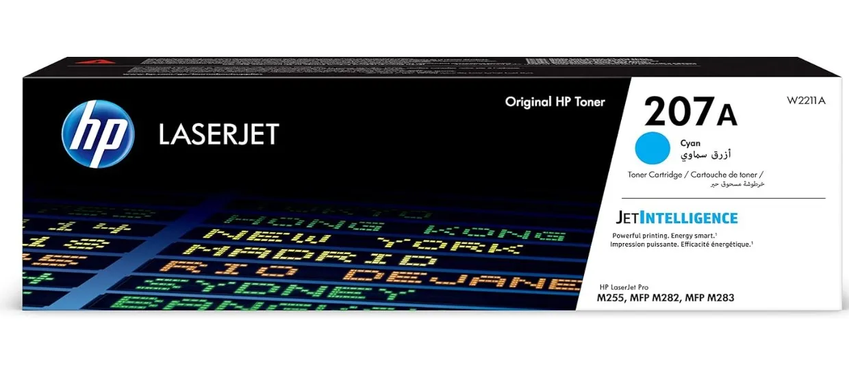 HP 207A Original LaserJet Toner Cartridge - Cyan | W2211A