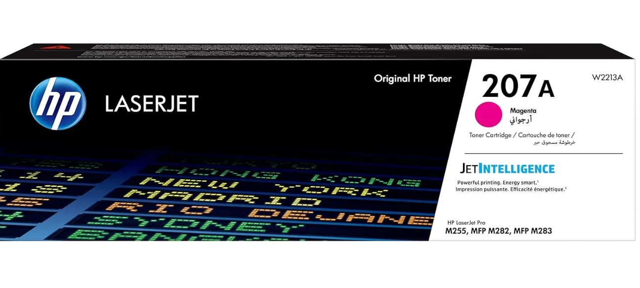 HP 207A Original LaserJet Toner Cartridge - Magenta | W2213A