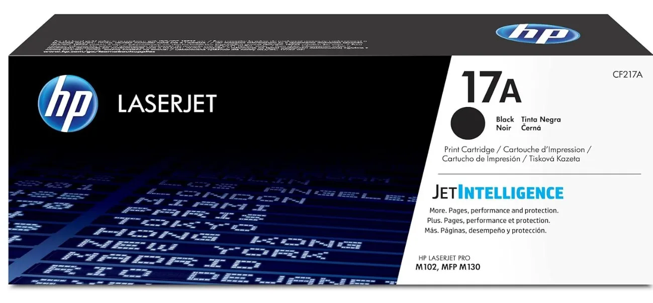 HP 17A Black Original LaserJet Toner Cartridge| CF217A
