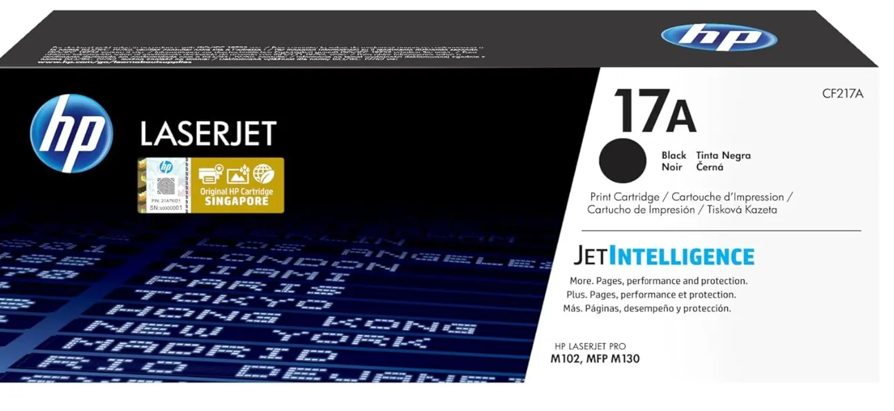 HP 17A Black Original LaserJet Toner Cartridge| CF217A 5