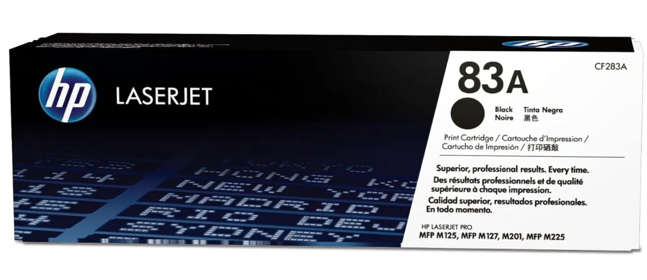 HP 83A Black Original LaserJet Toner Cartridge | CF283A