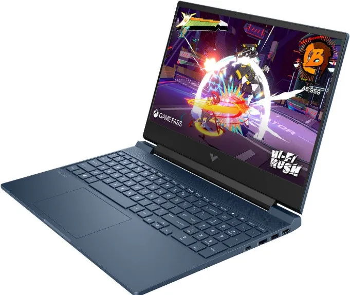 HP 15-fb3024ne Victus Gaming Laptop, 15.6" FHD IPS 144Hz Display, AMD Ryzen 7 7445H, 16GB RAM, 512GB SSD, GeForce RTX 3050 6GB GPU, English Keyboard, No OS, Blue | D13QTEA#ABV 2