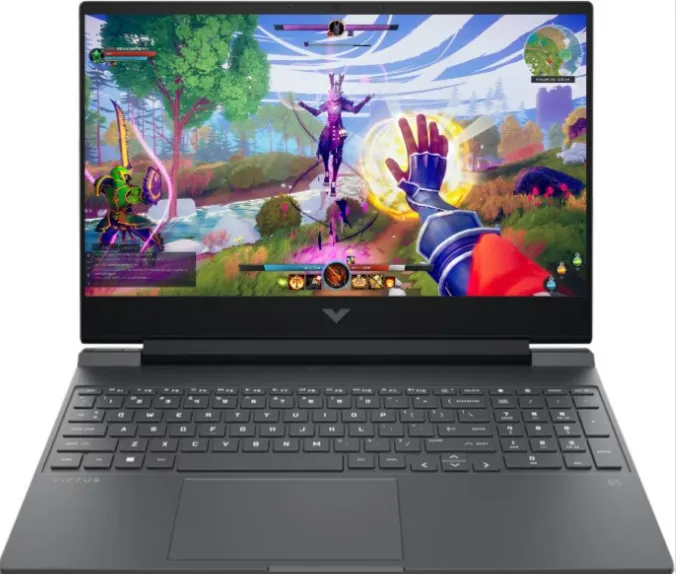 HP 15-fa2787nr Victus Gaming Laptop, 15.6" FHD IPS 144Hz Display, Intel Core i7-13620H Processor, 16GB RAM, 512GB SSD, GeForce RTX 5060 8GB GPU, English Backlit Keyboard, Win11, Mica Silver | BM7B7UA#ABA
