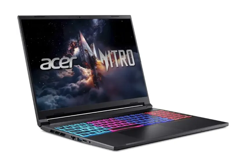 Acer Nitro V 16 Gaming Laptop, Intel Core 7 240H Processor, 16GB RAM, 1TB SSD, 8GB NVIDIA GeForce RTX 4060 Graphics, 16" WQXGA Display, Windows 11 Home, 1 Year Warranty | NH.QXCEM.001