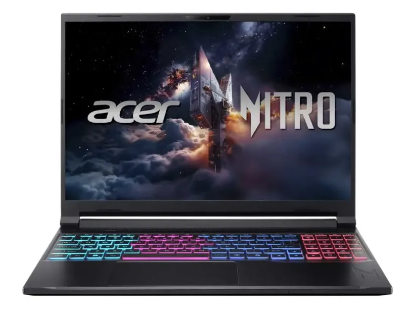 Acer Nitro V 16 Gaming Laptop, Intel Core 7 240H Processor, 16GB RAM, 1TB SSD, 8GB NVIDIA GeForce RTX 4060 Graphics, 16" WQXGA Display, Windows 11 Home, 1 Year Warranty | NH.QXCEM.001