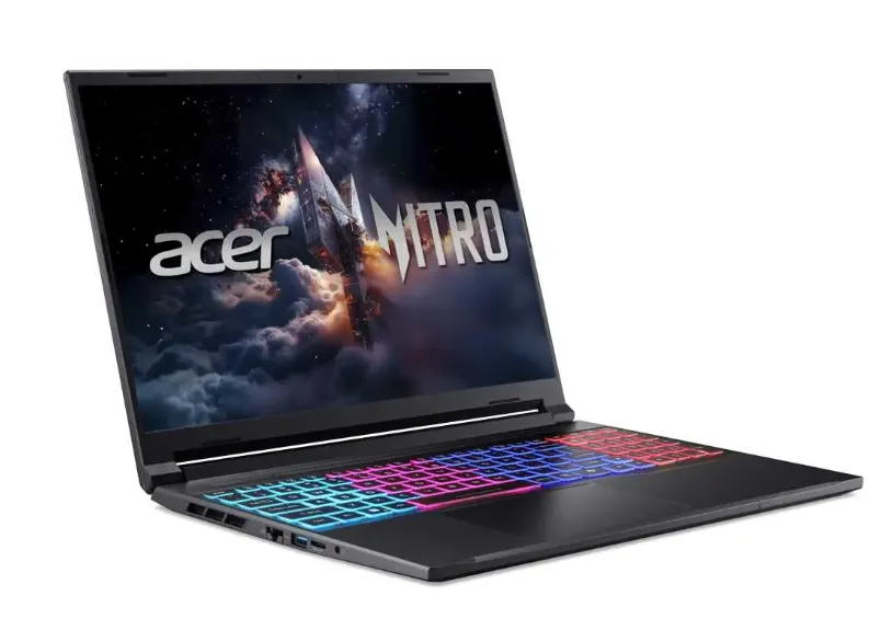 Acer Nitro V 16S AI Gaming Laptop, Intel Core 9 270H Processor, 16GB RAM, 1TB SSD, 8GB Nvidia RTX 5070 Graphics, 16" WQXGA 180Hz Display, Windows 11 Home, Backlit RGB English & Arabic Keyboard, 1 Year Warranty | NH.QXDEM.001 3