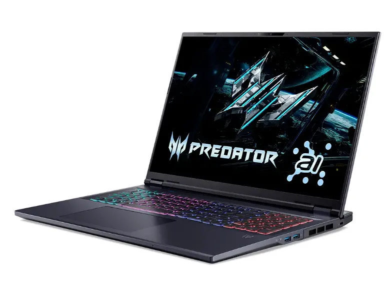 Acer Predator Helios Neo Gaming Laptop, Intel Core Ultra 9 275HX Processor, 64GB RAM, 1TB SSD, 12GB RTX 5070 Ti Graphics, 18" WQXGA 250Hz Display, Windows 11 Home, RGB Backlit English & Arabic Keyboard, 1 Year Warranty | NH-QVLEM-001 3
