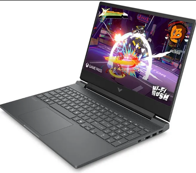 HP 15-fa2031ne Victus Gaming Laptop, 15.6" FHD IPS 144Hz Display, Intel Core i7-14650HX, 16GB RAM, 512GB SSD, GeForce RTX 4050 6GB GPU, ENG-Arabic Keyboard, No OS, Mica Silver | C34WHEA#ABV