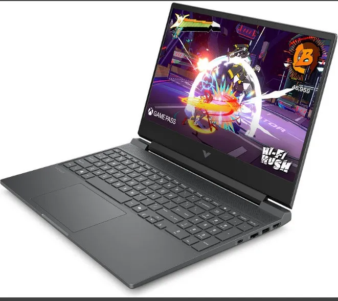 HP Victus 15-fa2024nia Gaming Laptop, 15.6" FHD IPS 144Hz Display, Intel Core i7-14650HX, 16GB RAM, 512GB SSD, GeForce RTX 4050 6GB GPU, English Keyboard, No OS, Mica Silver | C34VSEA#BH5 2