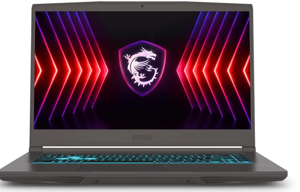 MSI Thin A15 Gaming Laptop, AMD Ryzen 7 7735HS Processor, 16GB DDR5 RAM, 512GB SSD, 6GB NVIDIA RTX 4050 Graphics, 15.6" 144Hz FHD Display, DOS, Backlit English Keyboard, 1 Year Warranty | 9S7-16RK11-652