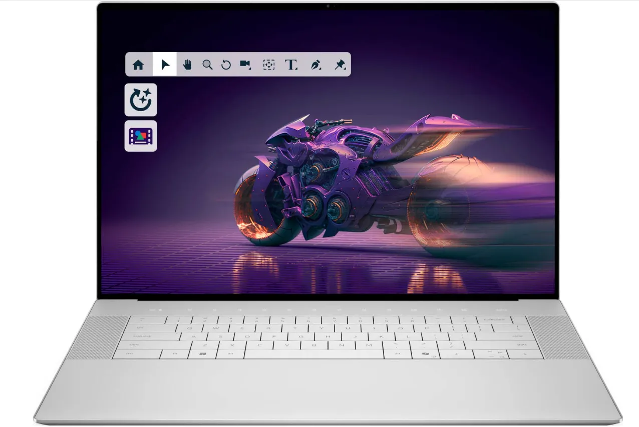 Dell 16 Premium DA16250 Laptop, Intel Core Ultra 7 255H Processor, 32GB RAM, 1TB SSD, 16.3" 2K 120Hz Display, 8GB NVIDIA GeForce RTX 5060, Windows 11 Pro, English & Arabic Backlit Keyboard, 1 Year Warranty | D-16-PREM-U7-32-1-W11P
