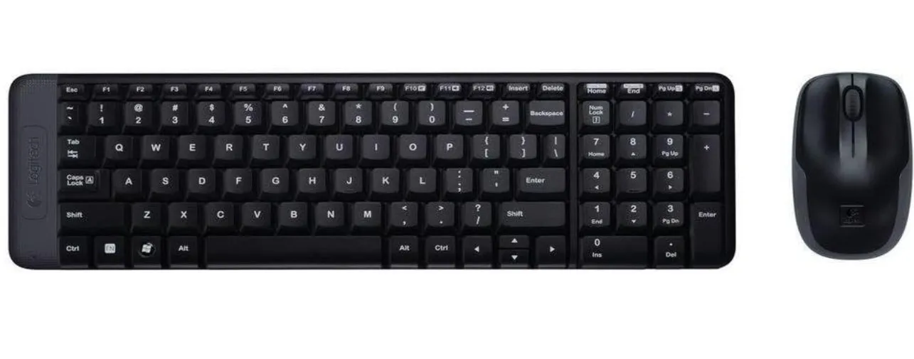 Logitech Wireless Mk220 Keyboard And Mouse Combo (black)