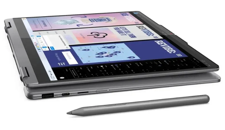 Lenovo Yoga 7 2-in-1 14ILL10 Laptop, Intel Core Ultra 7 256V Processor, 16GB RAM, 512GB SSD, 14" WUXGA OLED Touch Display, Windows 11 Home, English & Arabic Keyboard, 1 Year Warranty | 83JQ00B3PS 4