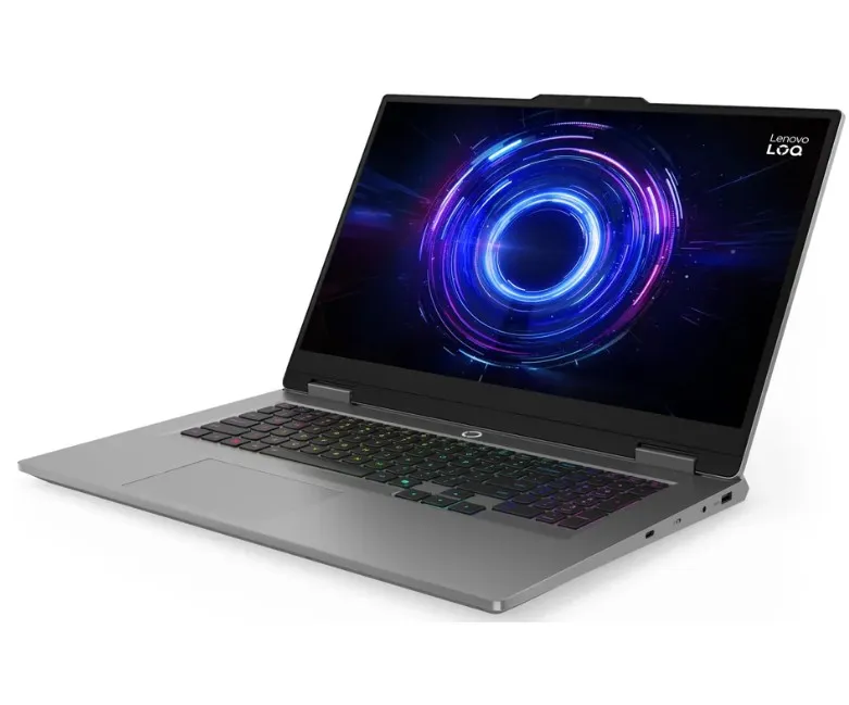 Lenovo LOQ 17IRX10 Gaming Laptop, Intel Core i7-14700HX Processor, 16GB RAM, 512GB SSD, 8GB RTX 5060 Graphics, 17.3" FHD 165Hz Display, DOS, English & Arabic Keyboard, 1 Year Warranty | 83JH00BTAX