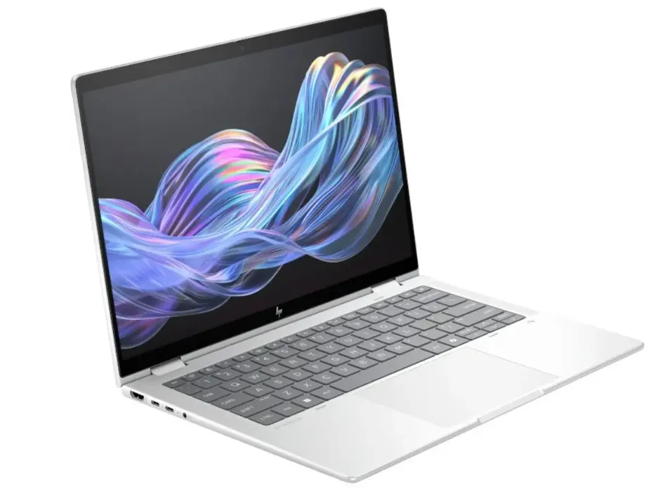 HP Elitebook X Flip G1i 2-in-1 Convertible (2025) Laptop – 2nd Series / Intel Core Ultra 7-258V / 14inch WUXGA / 1TB SSD / 32GB RAM / Shared Intel Arc Graphics / Windows 11 Pro / English & Arabic Keyboard / Silver / Middle East Version – [BA0B3ET 3