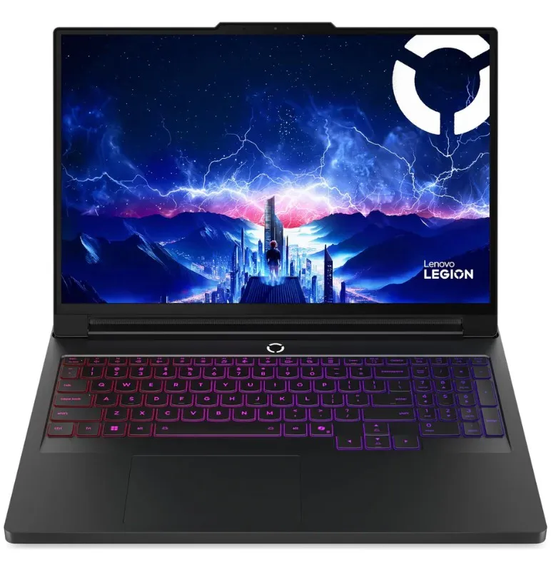 Lenovo Legion Pro 7 Gaming Laptop, Intel Core Ultra 9 275HX Processor, 64GB RAM, 2TB SSD, 16GB NVIDIA RTX 5080 Graphics, 16" WQXGA OLED 240Hz Display, Windows 11 Home, Backlit English & Arabic Keyboard, 2 Year Warranty | 83F5001SAX