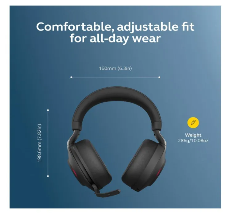 Jabra EVOLVE2 85, LINK380C MS Stereo Black (28599-999-899) 4