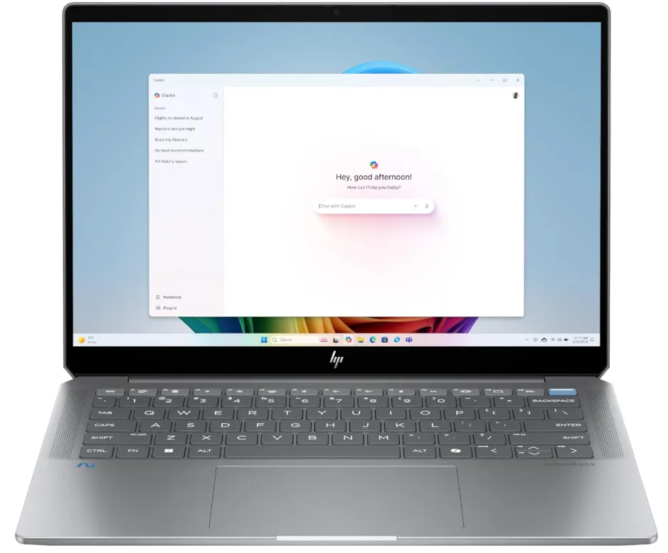 HP OmniBook Ultra Next Gen AI Laptop, AMD Ryzen AI 9-365 Processor, 32GB RAM, 1TB SSD, 14" 2.2K Display, Windows 11 Home, English & Arabic Keyboard, 1 Year Warranty | B69L1EA