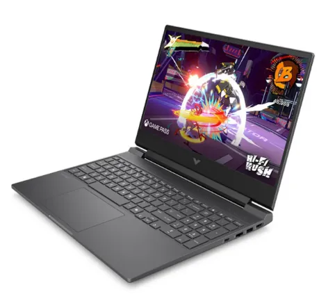 HP Victus 15-fb3003ne Gaming Laptop, AMD Ryzen 7 7445H Processor, 16GB RAM, 512GB SSD, 6GB Nvidia RTX 4050 Graphics, 15.6" FHD 144Hz Display, Windows 11 Home, Backlit English & Arabic Keyboard, 1 Year Warranty | D02FMEA 3