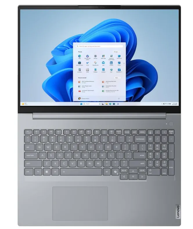 Lenovo ThinkBook 16 Gen 8 Laptop, Intel Core Ultra 5 225U Processor, 8GB RAM, 512GB SSD, 16" WUXGA Display, DOS, Backlit English & Arabic Keyboard, Bag Included, 1 Year Warranty | 21SK002LGR 4