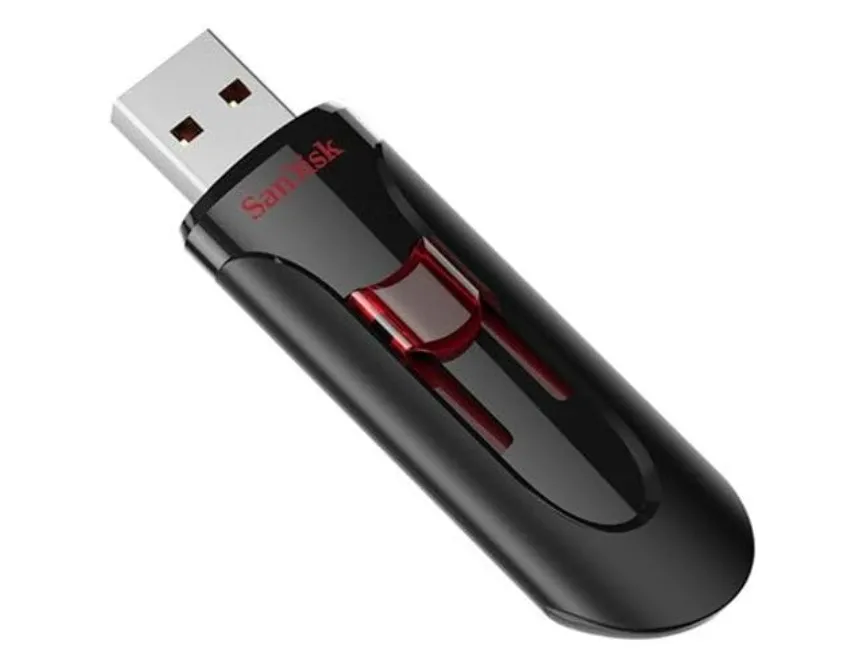 Sandisk 32 GB Cruzer Glide 3.0 Usb Type-A Connector Black, Sdcz600-032G-G35