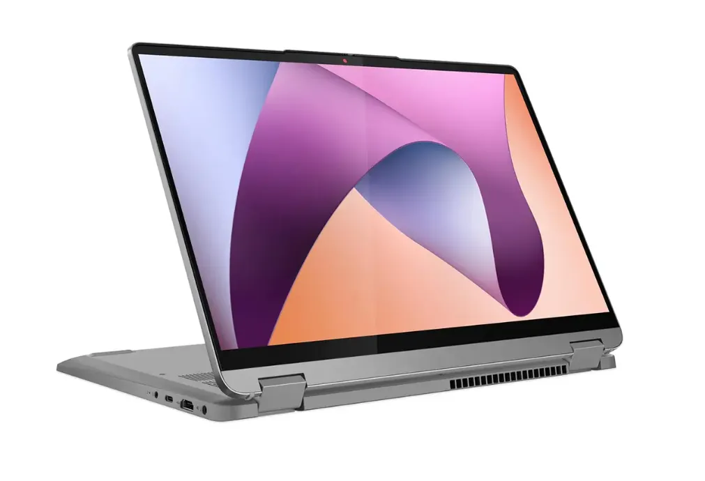 Lenovo IdeaPad Flex 5 14ABR8 2-in-1 Laptop with Pen, 14" WUXGA (1920x1200) Touch Display, Ryzen 7 7730U, 16GB RAM, 512GB SSD, Backlit Eng-Arabic KB, Win 11, Arctic Grey - [82XX0081AX] 3