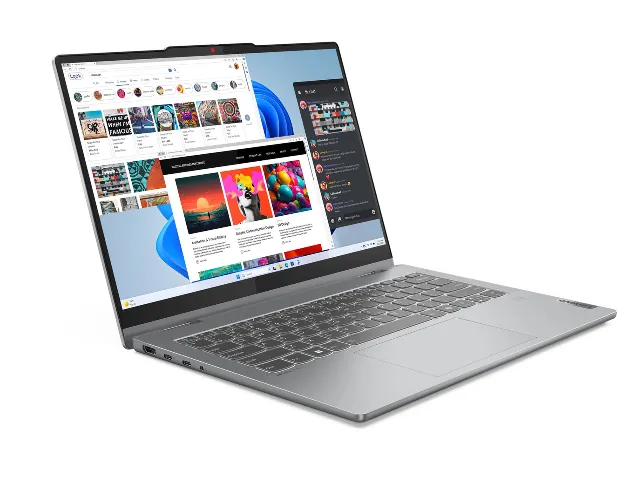 Lenovo IdeaPad 5 2-in-1 14IRH9 Flip Laptop, Intel Core i5-13420H Processor, 16GB RAM, 512GB SSD, 14" WUXGA Touch Display, Windows 11 Home, English & Arabic Backlit Keyboard, 1 Year Warranty | 83KX002SAX