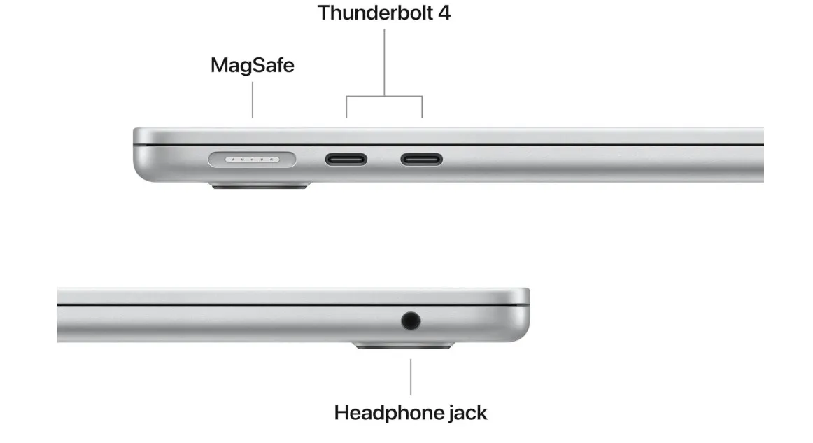 Apple 2026 MacBook Air 13-inch Laptop with M5 chip: AI and Apple Intelligence, 13.6-inch Liquid Retina Display, 16GB Unified Memory, 512GB SSD Storage, 12MP Center Stage Camera; ;English 4