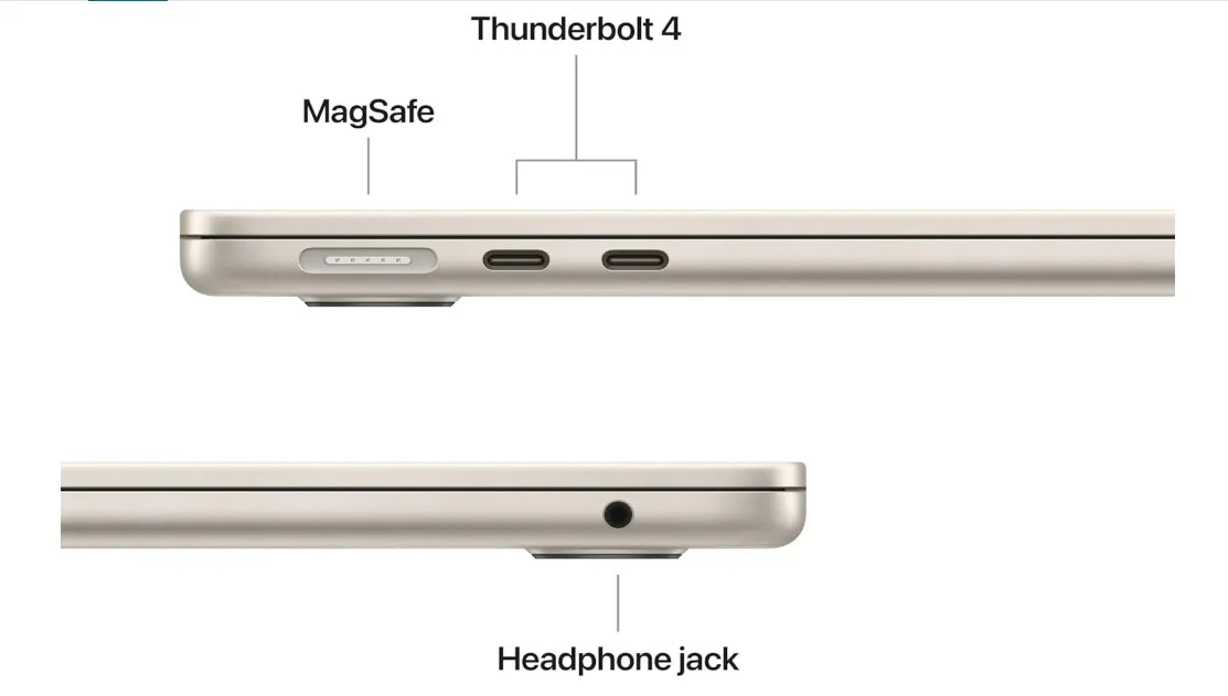 Apple MacBook Air Laptop with M5 chip: AI and Apple Intelligence, 16GB Unified Memory, 512GB SSD Storage, 12MP Center Stage Camera; ;English 4