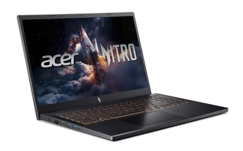 Acer Nitro V 15 Gaming Laptop, Intel Core i9-13900H Processor, 16GB RAM, 1TB SSD, 8GB NVIDIA GeForce RTX 5050 Graphics, 15.6" FHD 165Hz Display, Windows 11 Home, English & Arabic Backlit Keyboard, 1 Year Warranty | NH-QZ9EM-001