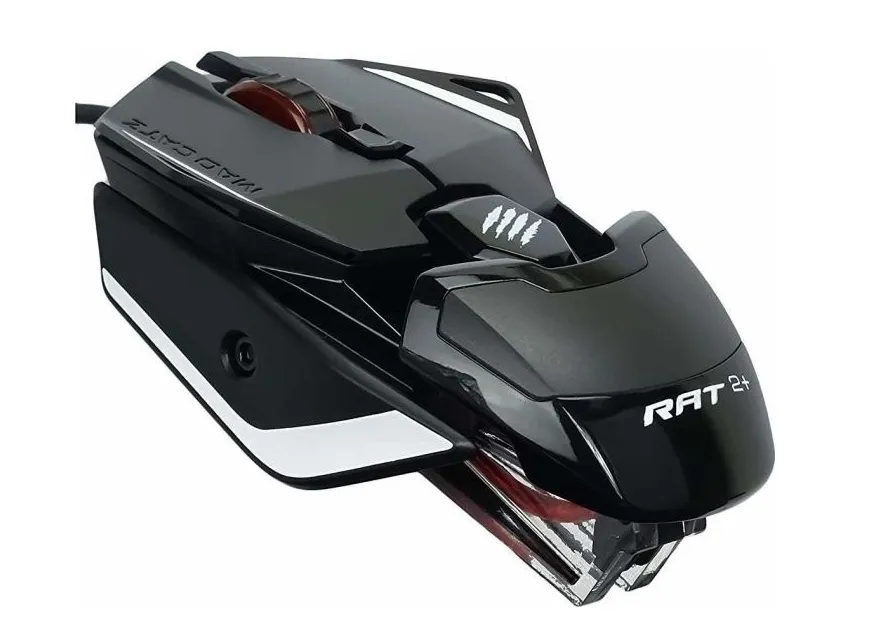 MadCatz R.A.T. 2+ Optical Gaming Mouse - Black | MR02MCINBL000-0