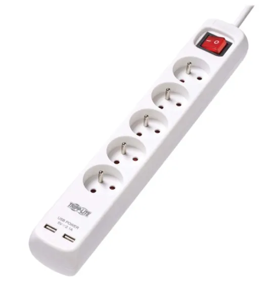 Tripp Lite Power Extension 5 Way E French 2 Usb 16A 3M | PS5F3USB
